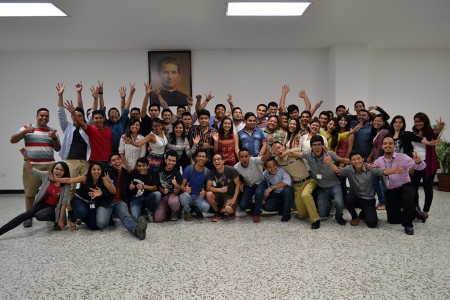 Salesianos en la universidad Don Bosco. 
