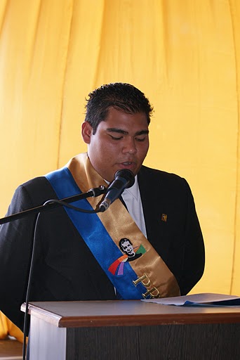 Martín Chacón, nuevo presidente estudiantil para el 2011.