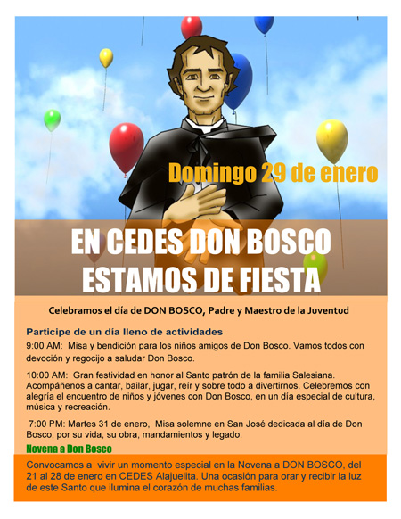 CEDES Don Bosco de fiesta. 