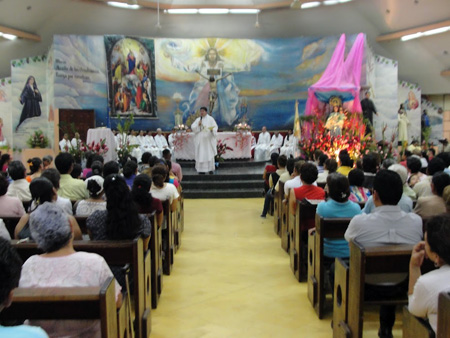 Fiesta de María Auxiliadora en Managua. 