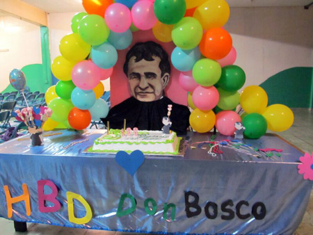 Festejo del cumpleaños de Don Bosco en Panamá. 