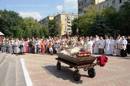 Visita de la reliquia de Don Bosco a Rusia