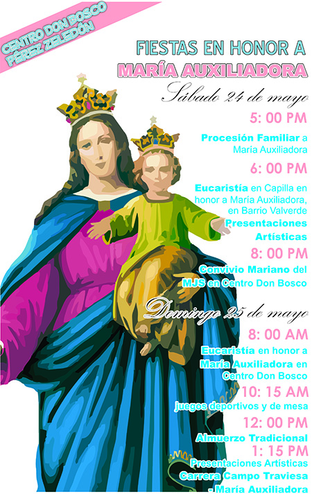 Fiesta a María Auxiliadora.