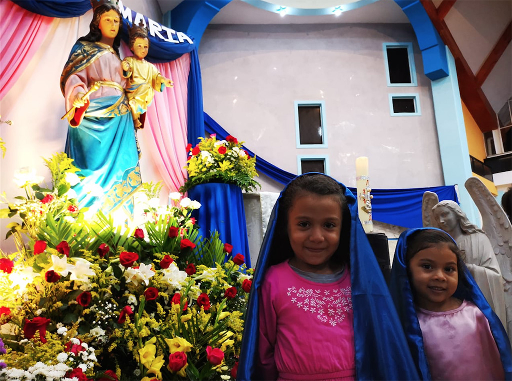 Fiesta a María Auxiliadora en Comayagüela, Honduras. 2019.- 