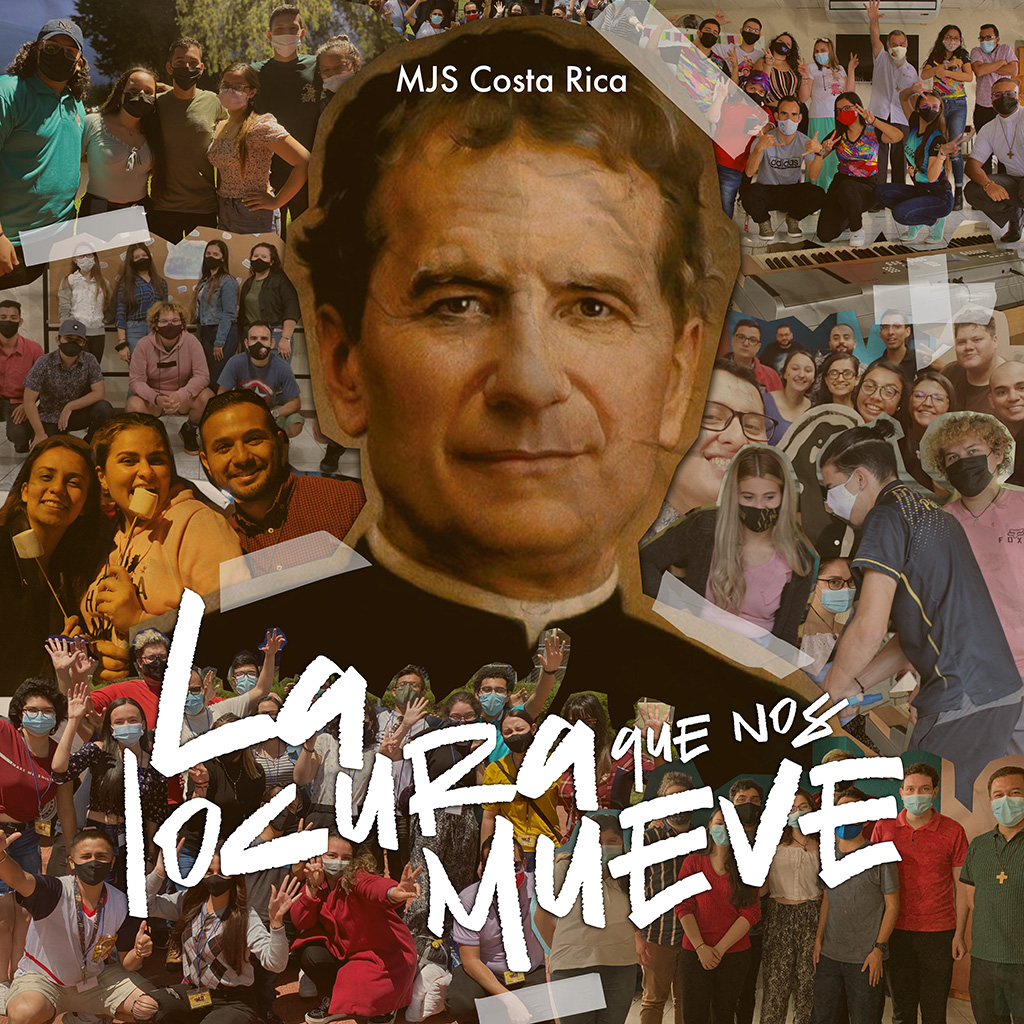 "La locura que nos mueve" es el título de la canción hecha por los jóvenes del MJS en Costa Rica.