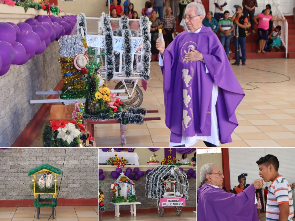 La parroquia de San Benito petén ha iniciado con las posadas navideñas con una misa de envío.
