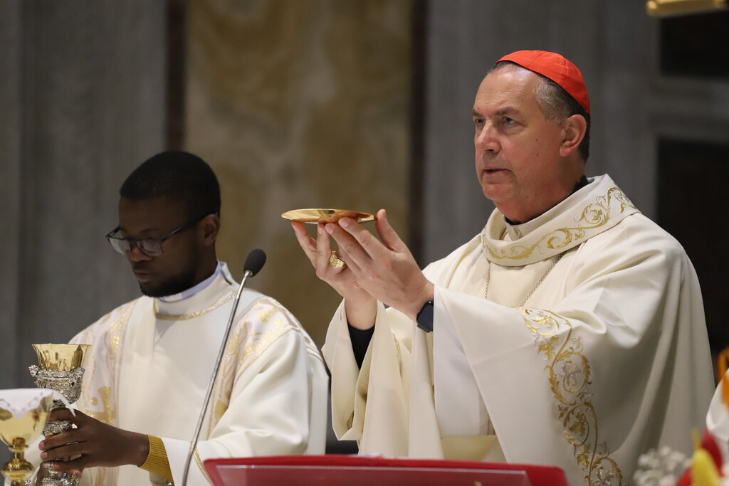 Primera misa de acción de gracias por dos nuevos Arzobispos. La Santa Eucaristía fue presidida por Su Eminencia el Cardenal Ángel Artime Fernández.