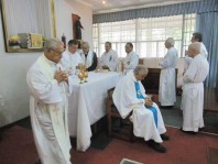 Salesianos de Costa Rica se reunieron en retiro trimestral.