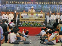 Celebración eucarística en la Parroquia Don Bosco  (Ciudadela, Soyapango).
