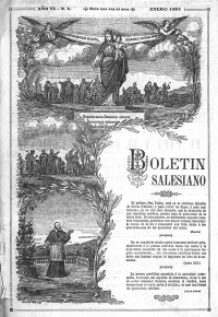 Boletín Salesiano  Enero 1891