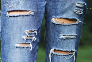 torn blue jeans 1414747