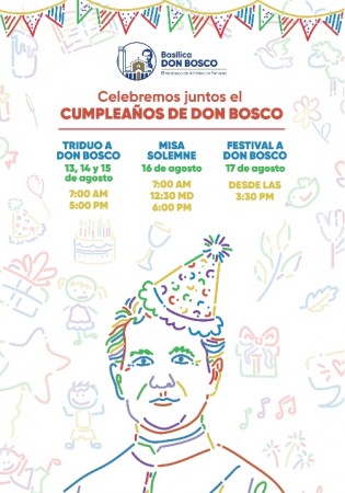 Celebraciones del cumpleaños de Don Bosco en Basílica Don Bosco Panamá