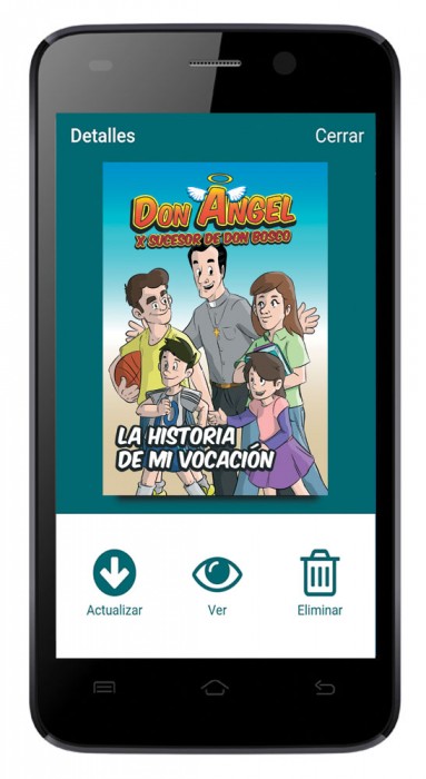 El comic está disponible en el app del boletín salesiano
