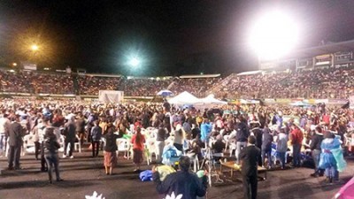 Reunidos por la paz. 