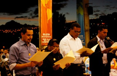 Renovación de votos temporales.