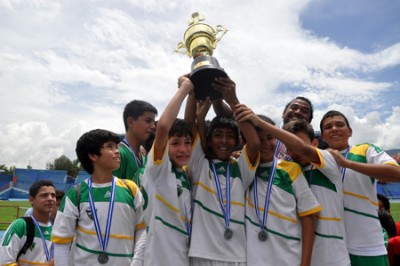 Sub-campeones nacionales. Col. San José. Santa Ana.
