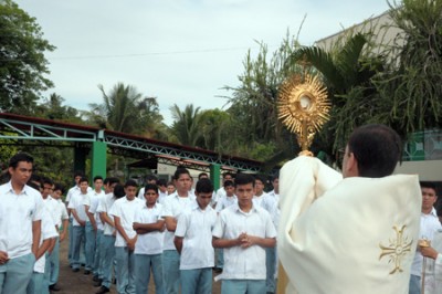 Celebración del cuerpo de Cristo.