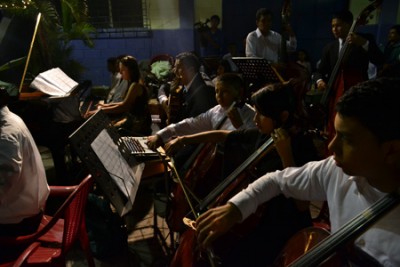 Nuevos músicos salesianos en Polígono Don Bosco.