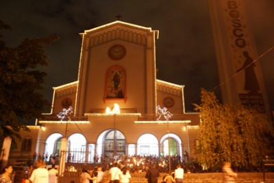 Fachada Parroquia María Auxiliadora San Salvador. 