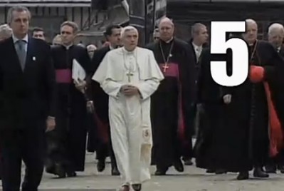 El papa es el n&uacute;mero cinco de la lista de los mas poderosos. 