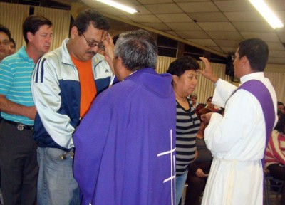 Miércoles de Ceniza en el CEJUSA. Guatemala. 