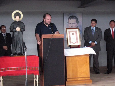 Embajador Italiano es Ex Alumno de Don Bosco.