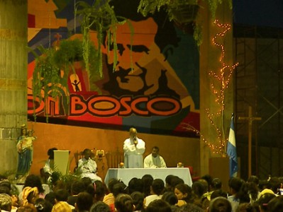 En honor a Don Bosco.