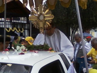 Celebración Corpus Christi Guatemala.