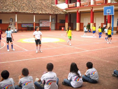 Bailando para el mundial. 