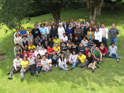 Grupo de taller de pastoral juvenil Guatemala, 2010. 