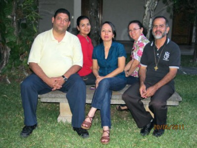 Equipo para jornadas de salesianidad en El Salvador, Guatemala y Honduras. 