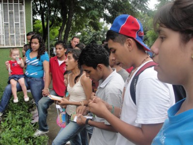 MJS realizó rosario en el Centro Juvenil Don Bosco. 