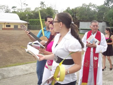 Domingo de ramos en Pérez Zeledón.