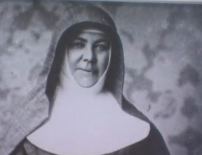 Mary MacKillop primera santa australiana. 