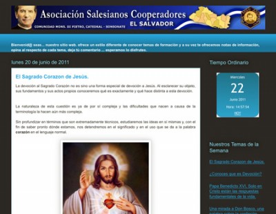 Si Don Bosco viviera tuviera su propio sitio Web.