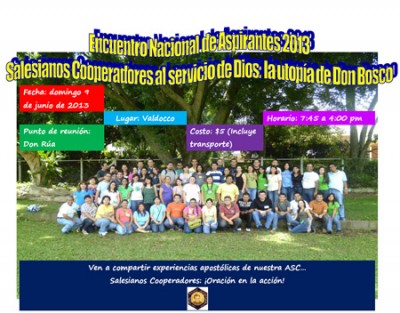 Encuentro Aspirantes. El Salvador. 