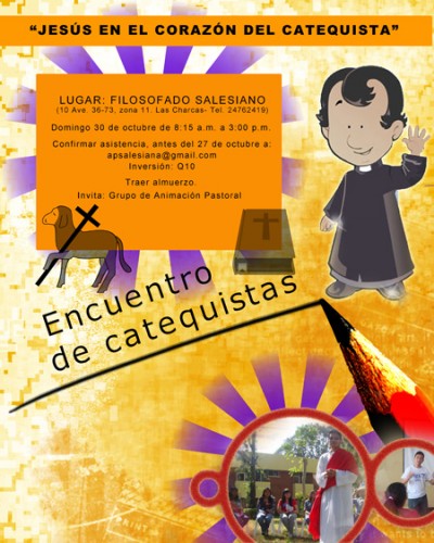 Encuentro para catequistas. Abierto para quien desee participar. 