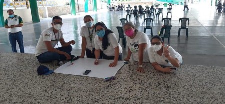 Primer encuentro de los colaboradores de la obra salesiana San José en Santa Ana.