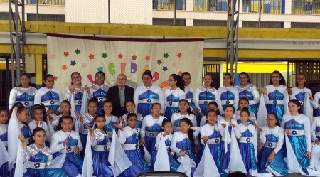 Celebración para el P. Huego Estrada. Director del Liceo Salesiano en la zona 8. Guatemala. 