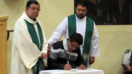 Renovación de votos temporales. 