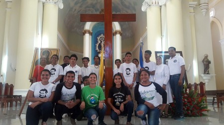 Símbolos JMJ en Nicaragua 2018.- 