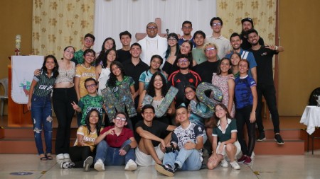 20 jóvenes del Movimiento Juvenil Salesiano participaron en un retiro para líderes, bajo el lema “Lidera con esperanza, transforma con amor”, en el Centro Don Bosco de Pérez Zeledón.