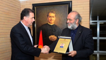 Michele Capasso y Don Ángel Fernández. ANS
