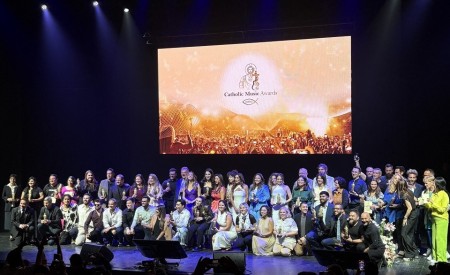 Ganadores de la primera edición de los Catholic Music Awards celebran en Roma, una noche histórica para la evangelización a través de la música en el marco del Jubileo 2025.