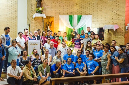 Miembros de la Familia Salesiana, Parroquia San Benito de Palermo, Petén.