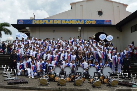 Integrantes de la Banda Musical CEDES Don Bosco de Costa Rica.