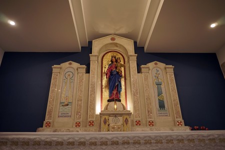 Nueva capilla en el chaleco.