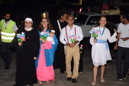 Celebración a la Auxiliadora en Pérez Zeledón 