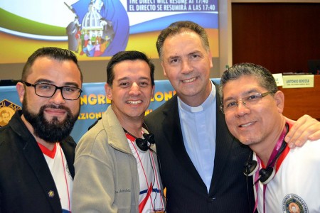 Congreso mundial de Salesianos Cooperadores. Representantes de CAM con el Rector Mayor. 