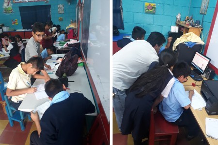 El estudio guiado, facilita el aprendizaje de los niños beneficiados.